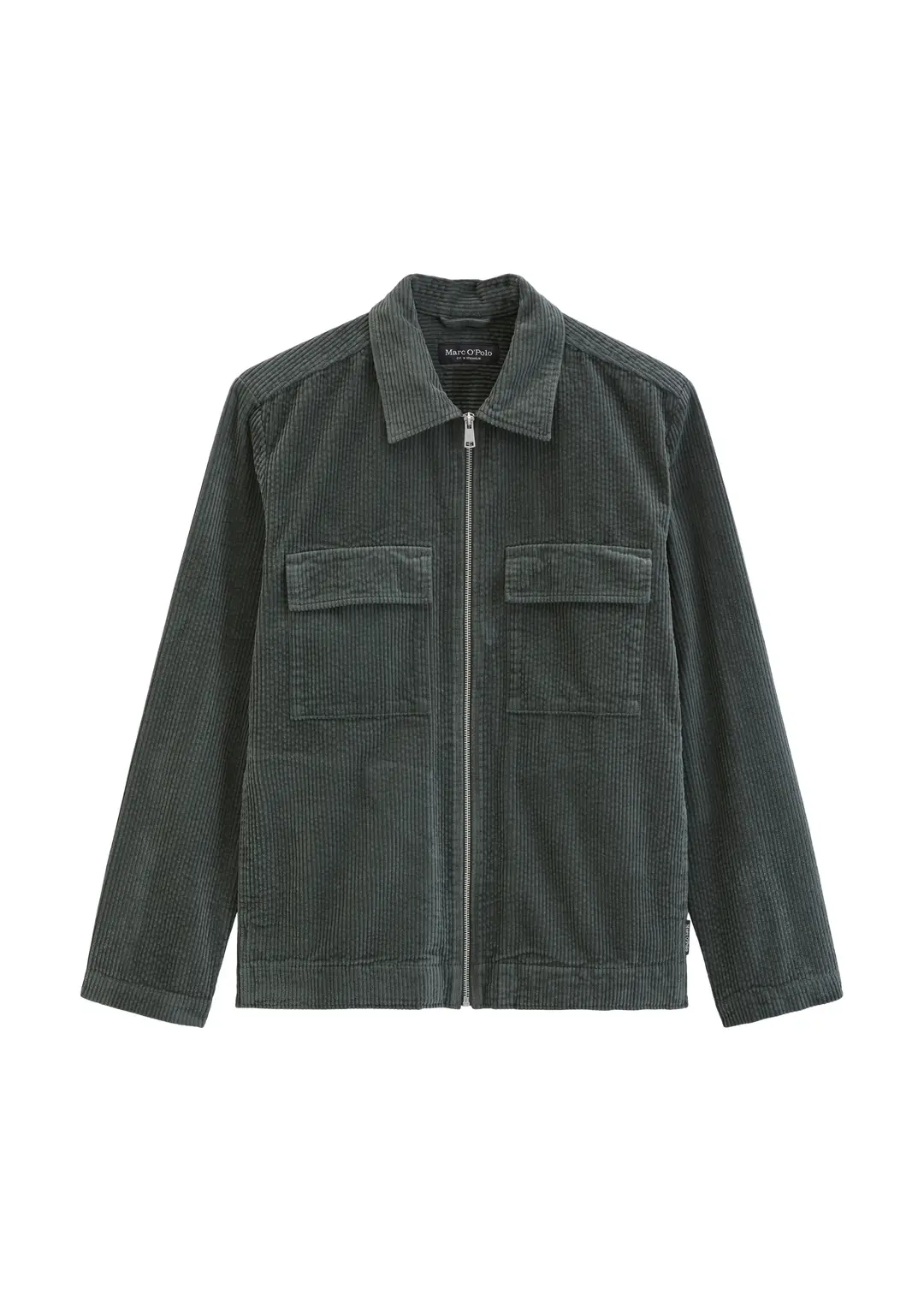 Marc O'Polo Cord-Overshirt regular – Grau