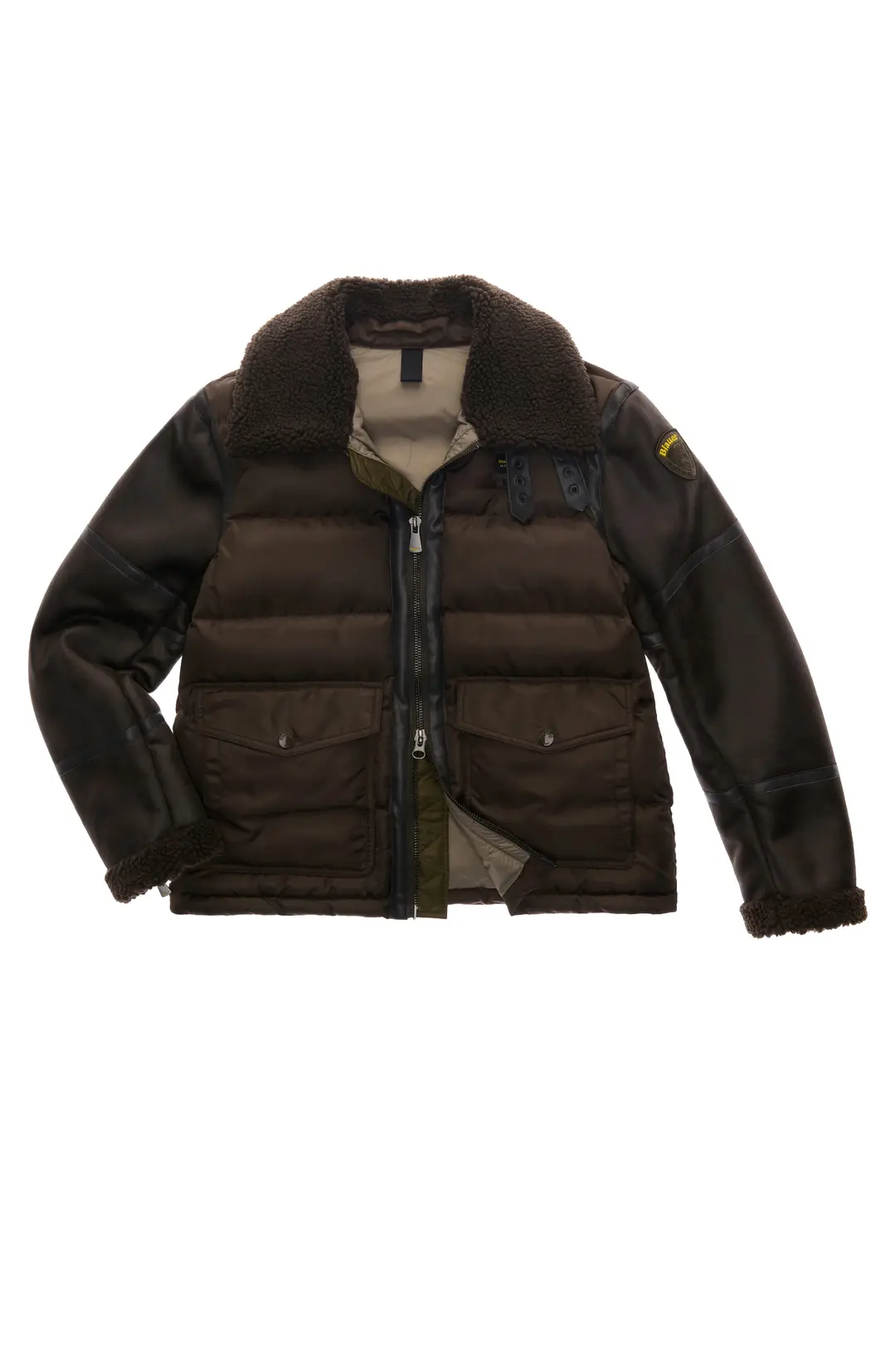Blauer Steppjacke Fieldjacket AMHERST