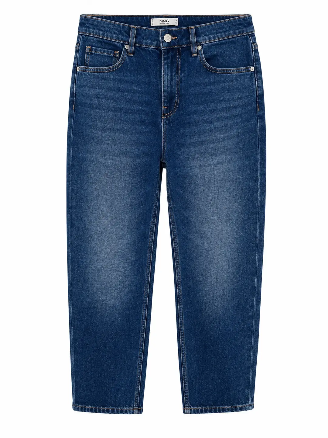 Mango JEANS BLANCA, TEJANO OSCURO