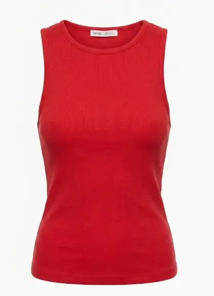 Mango TOP BONI, ROJO