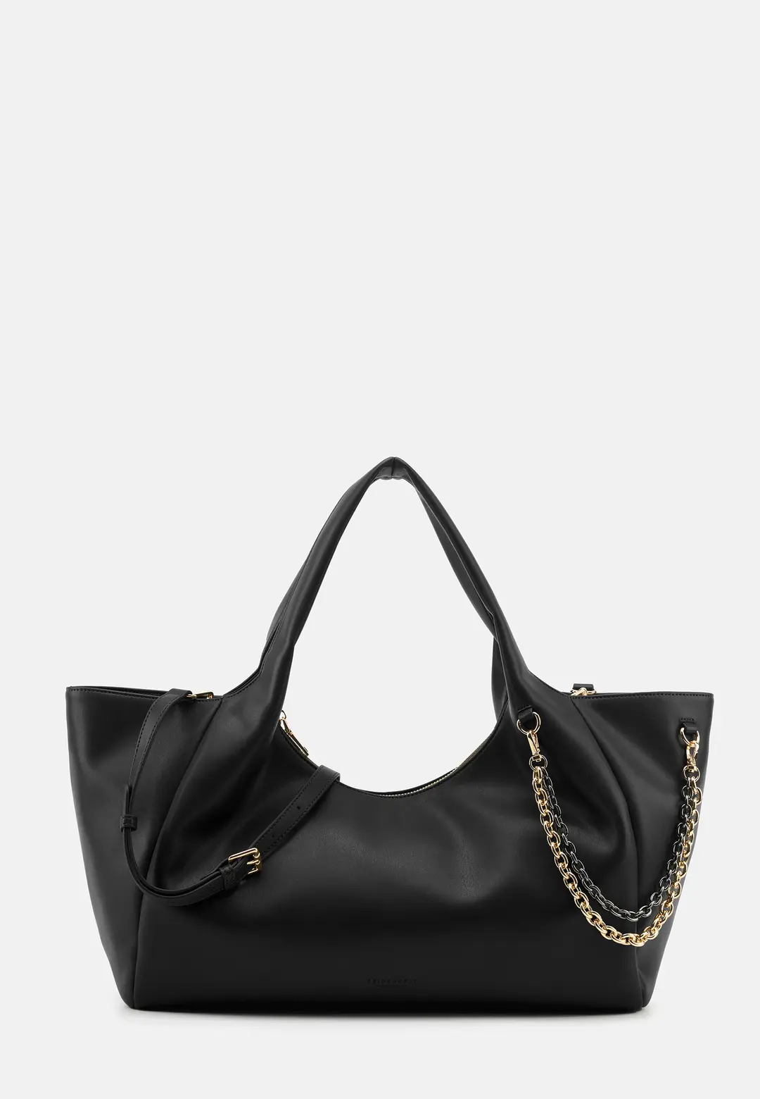 Seidenfelt Handtasche Umhängetasche Lainio_Shoulderbag – Schwarz