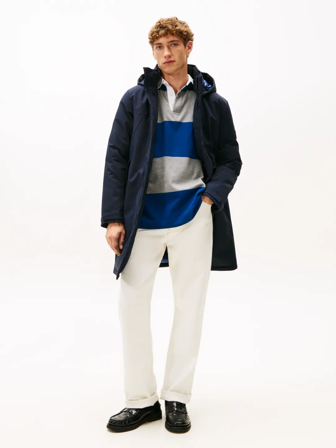 Tommy Hilfiger TECH HOODED PADDED PARKA, BLUE