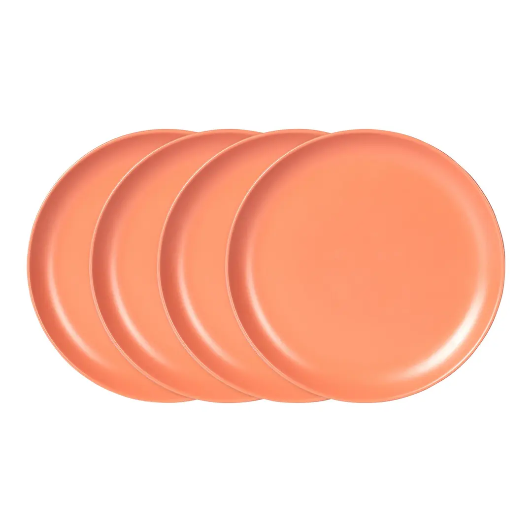 genialo Kuchenteller „Basic“, 4 Stück – orange
