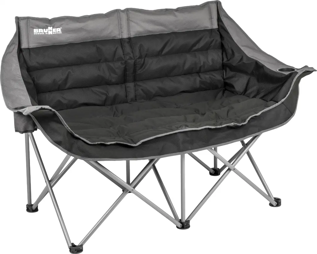 Brunner Action Repose Faltsofa 148 x 63 x 44/92 cm grau