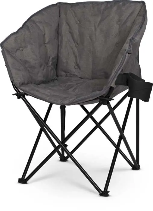 Kampa Tubb Chair Camping-Faltstuhl gepolstert bis 120 kg grau