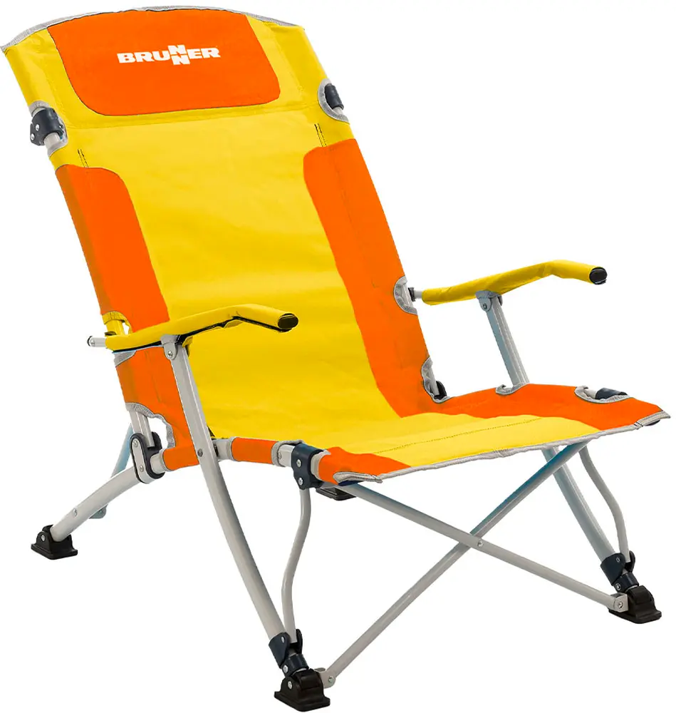 Brunner Bula XL Strandstuhl gelb/orange