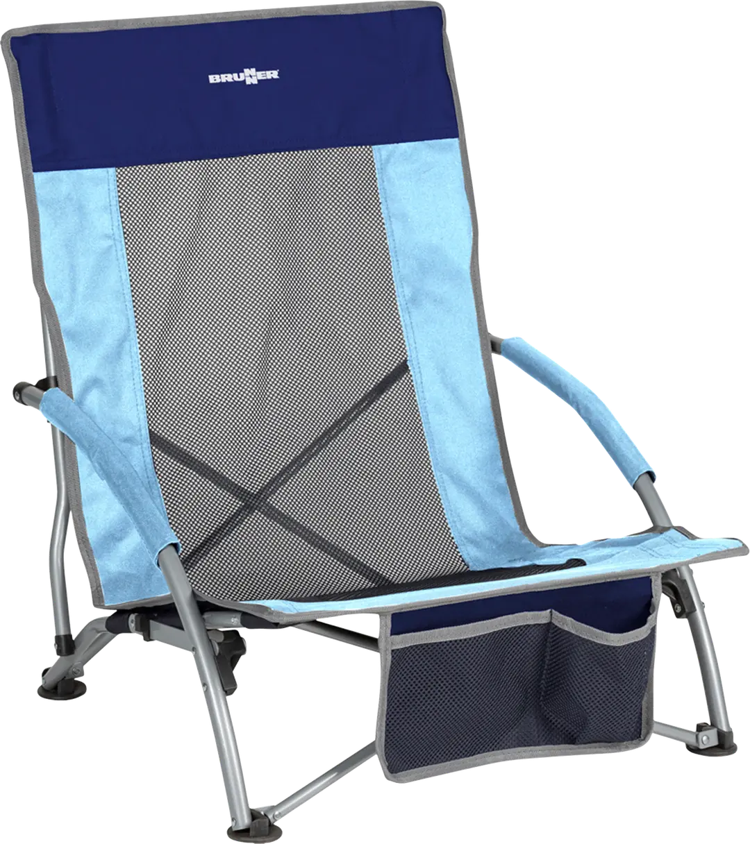 Brunner Cuba Airback Strandstuhl blau/grau