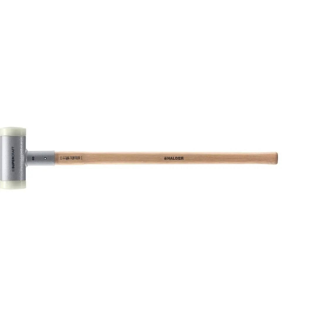 HALDER SUPERCRAFT Vorschlaghammer Ø 80 mm rückschlagfrei mit Hickorystiel 4,4 kg