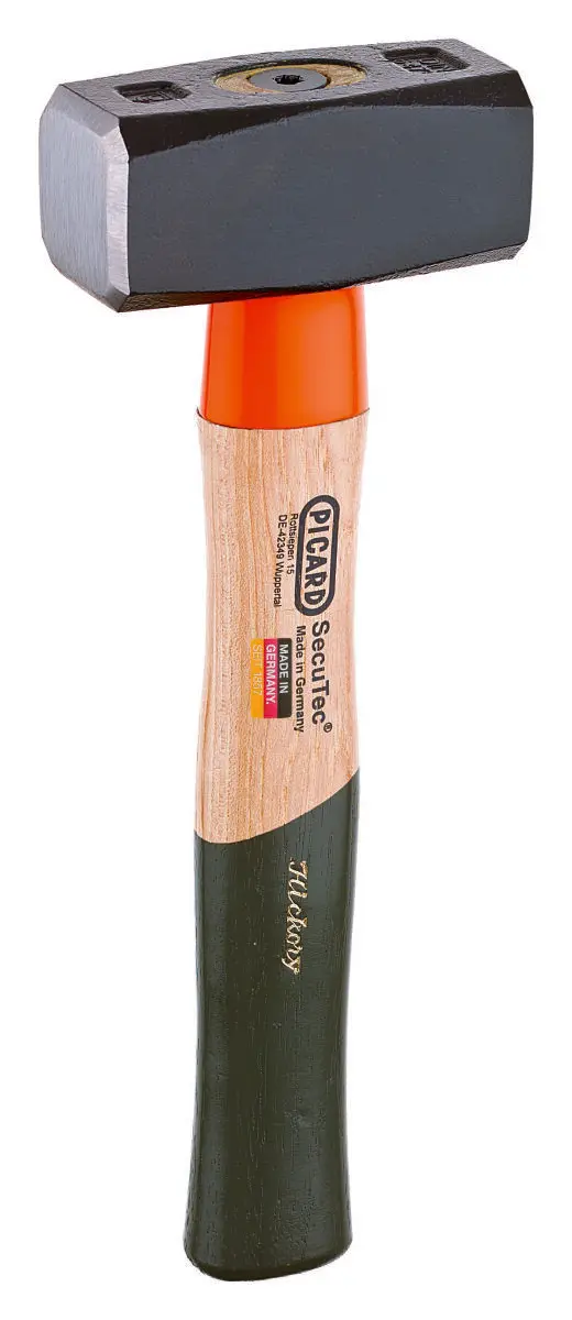 PICARD Fäustel 1.250g SecuTec® mit Hickorystiel Nr. 43 | Gravur möglich