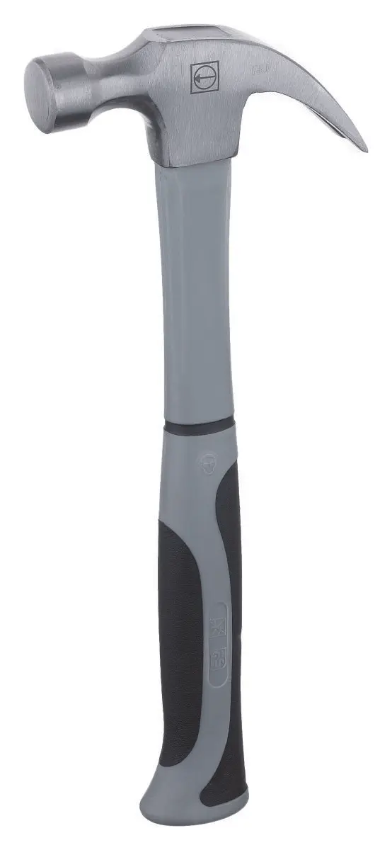 RUTHE Klauenhammer 755g Amerikanische Form mit Fiberglasstiel