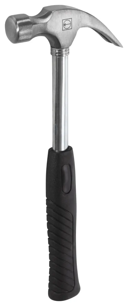 RUTHE Klauenhammer 755g Amerikanische Form mit Stahlrohrstiel