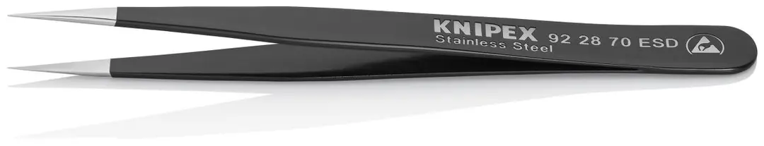 KNIPEX 92 28 70 ESD Universalpinzette 110 mm Nadelspitze gerade aus Edelstahl