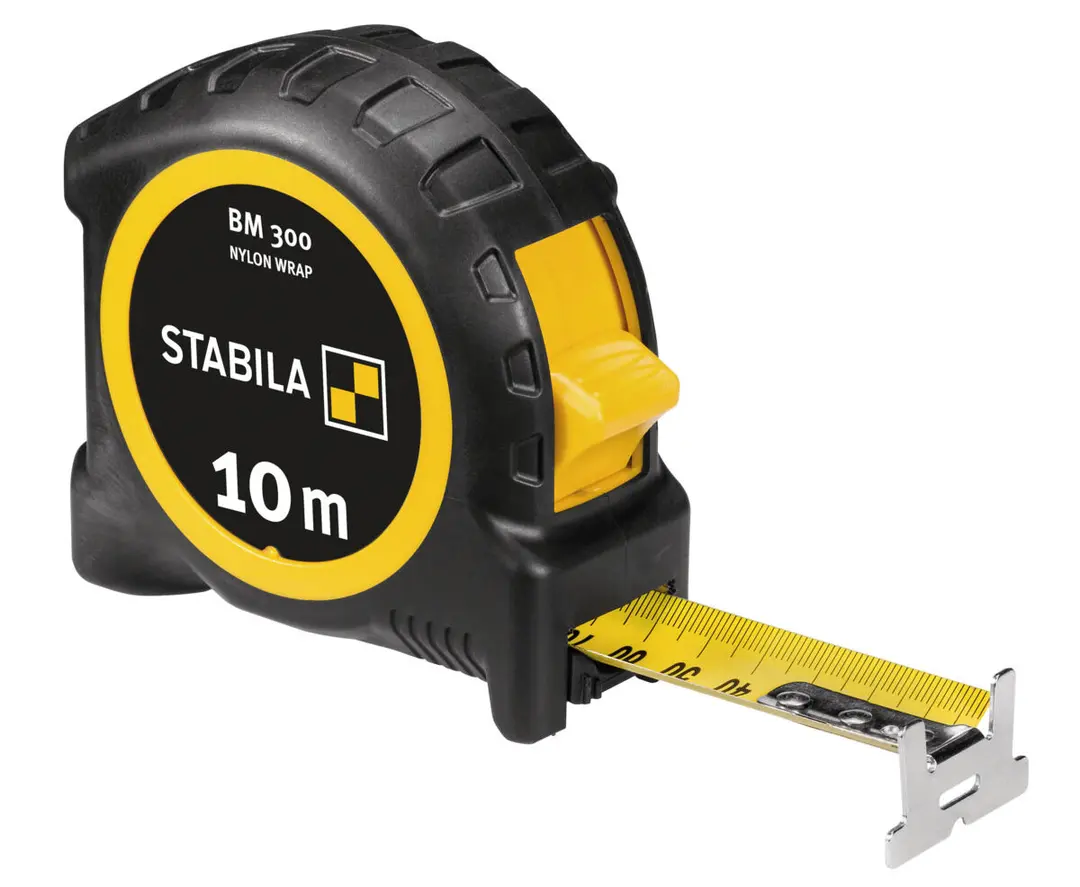 STABILA Taschenbandmaß 10 m metrische Skala BM 300
