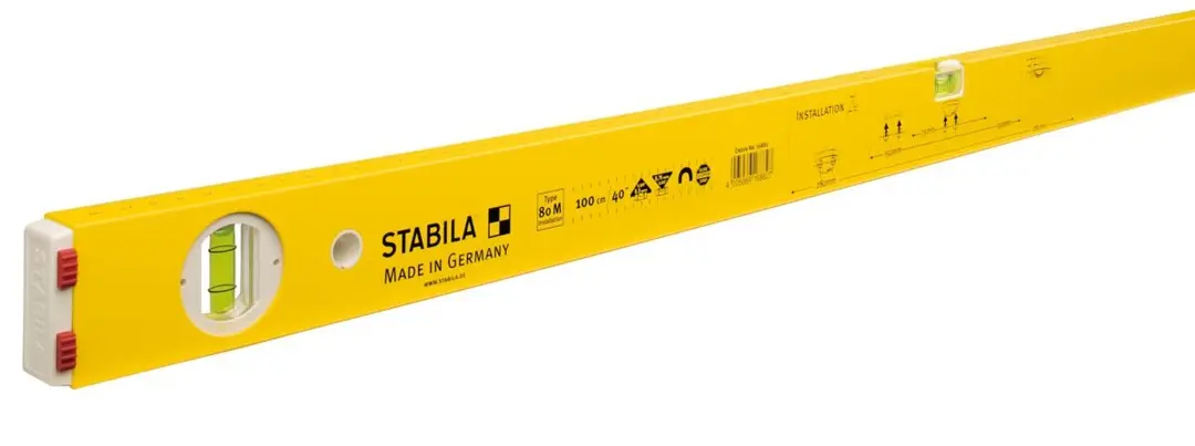 STABILA Wasserwaage 100 cm Type 80 M Installation