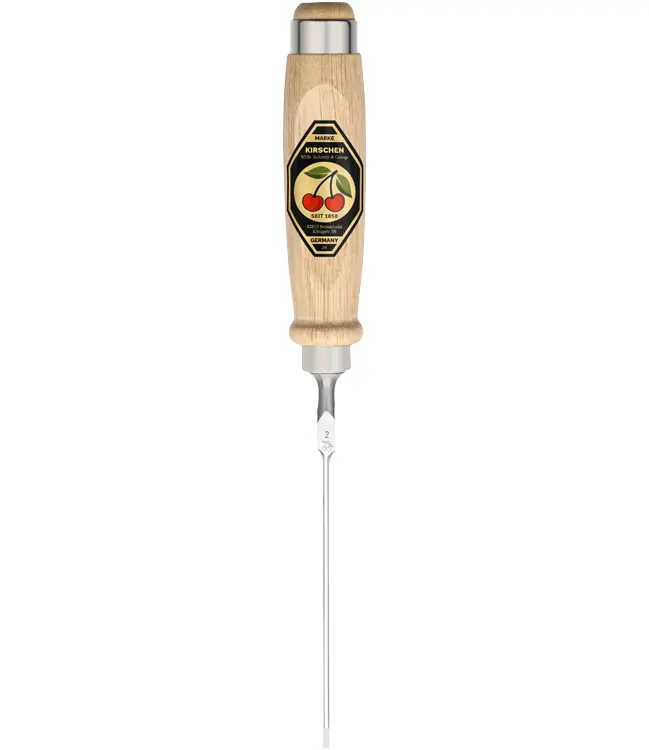 KIRSCHEN Stechbeitel mit Weißbuchenheft 2 mm Ulmer-Form 1001002