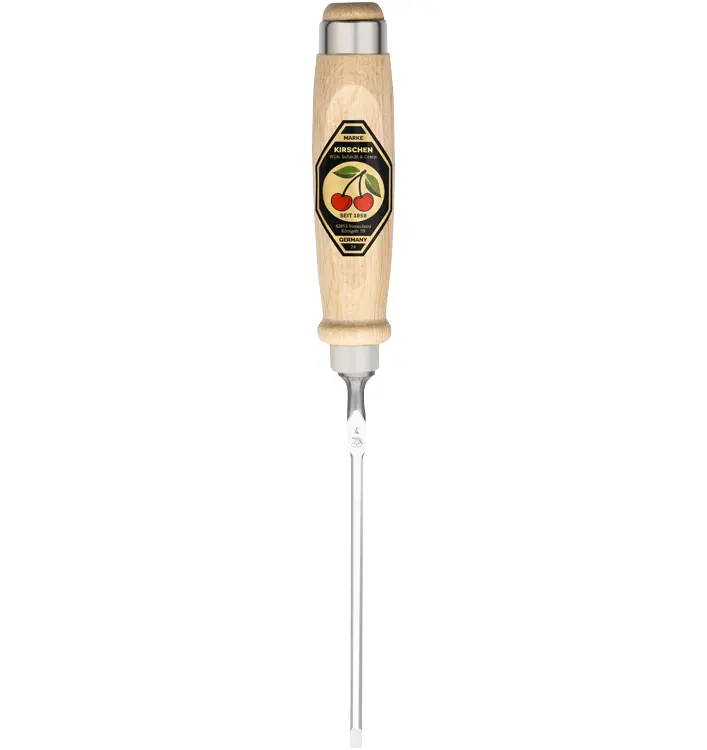 KIRSCHEN Stechbeitel mit Weißbuchenheft 4 mm Ulmer-Form 1001004