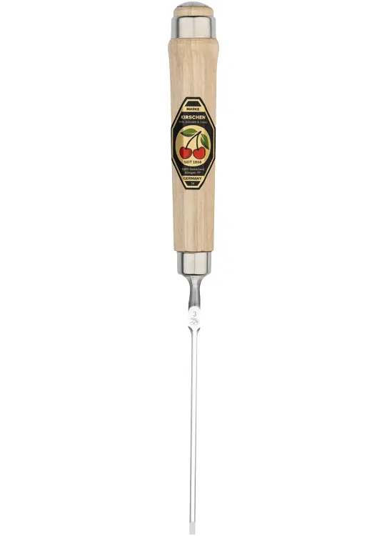KIRSCHEN Stechbeitel mit Weißbuchenheft 3 mm Achtkantform 1002003