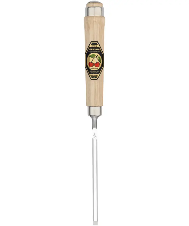 KIRSCHEN Stechbeitel mit Weißbuchenheft 6 mm Achtkantform 1002006