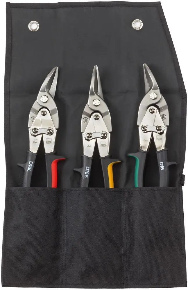 BESSEY Figurenscheren-Set in Rolltasche DSET16